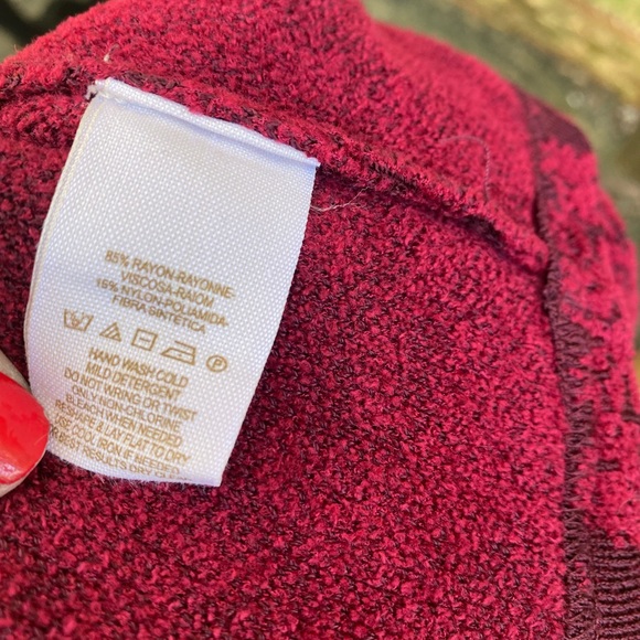 FREE PEOPLE Floral Cowl Neck Sweater dress/tunic - Picture 5 of 5